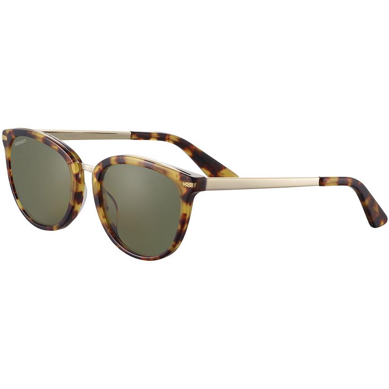 JODIE, Shiny Tort Havana Shiny Light Gold Metal-Mineral Polarized 555nm Cat 3 to 3, hi-res image number null